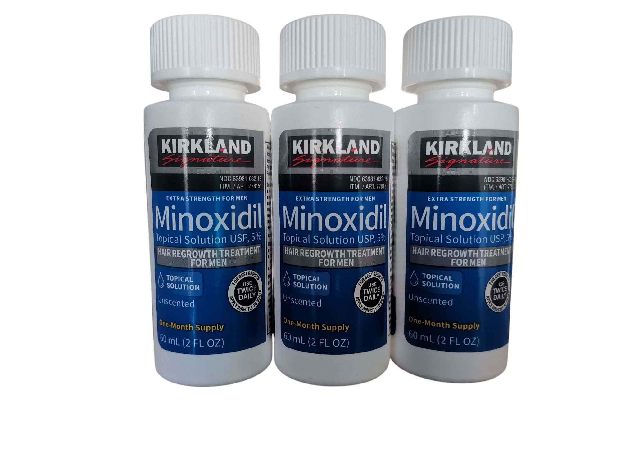 Minoxidil kirkland 5% Tratamiento 3 meses
