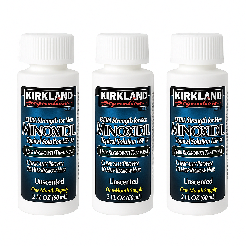 Minoxidil kirkland 5% Tratamiento 3 meses