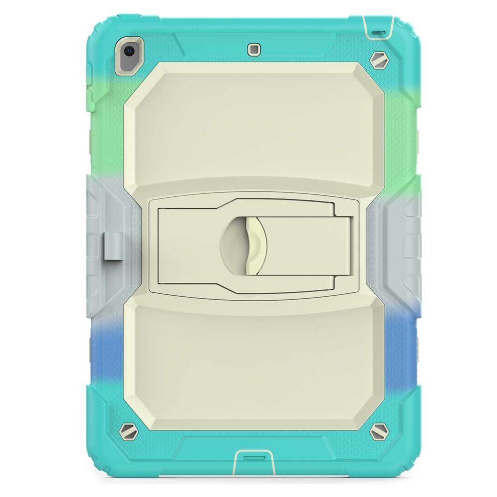 Funda TEKKU StandC uso rudo para iPad 10 de 10.9" MultiAzul A2696 A2757 A2777