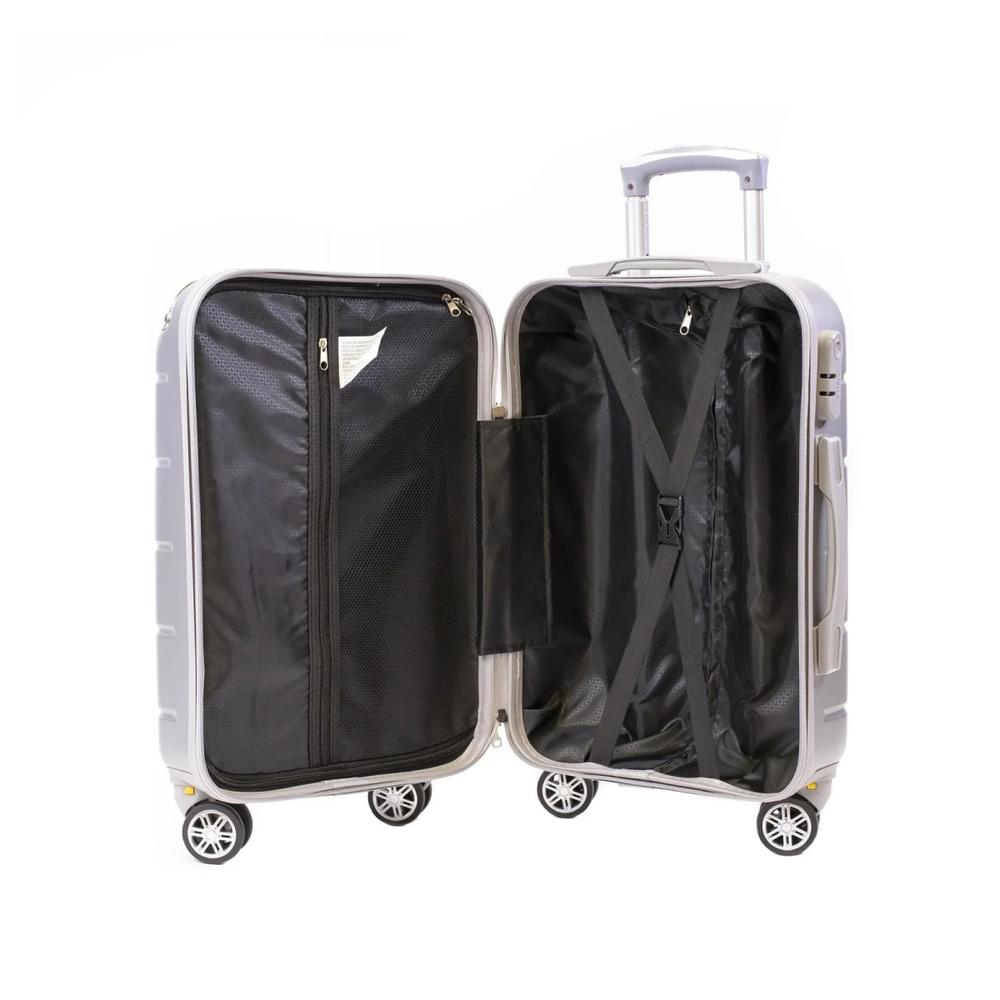 Maleta de Cabina Jon 003 20" Plata