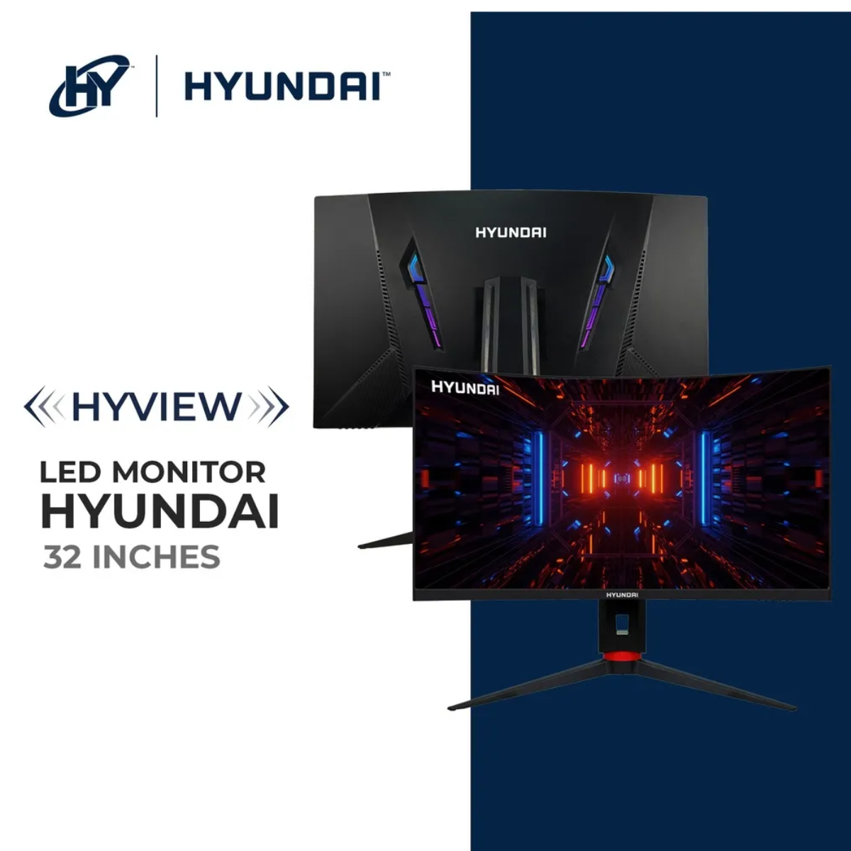 Monitor Gaming Curvo Hyundai R1000 32'' 2560x1440p, 180hz
