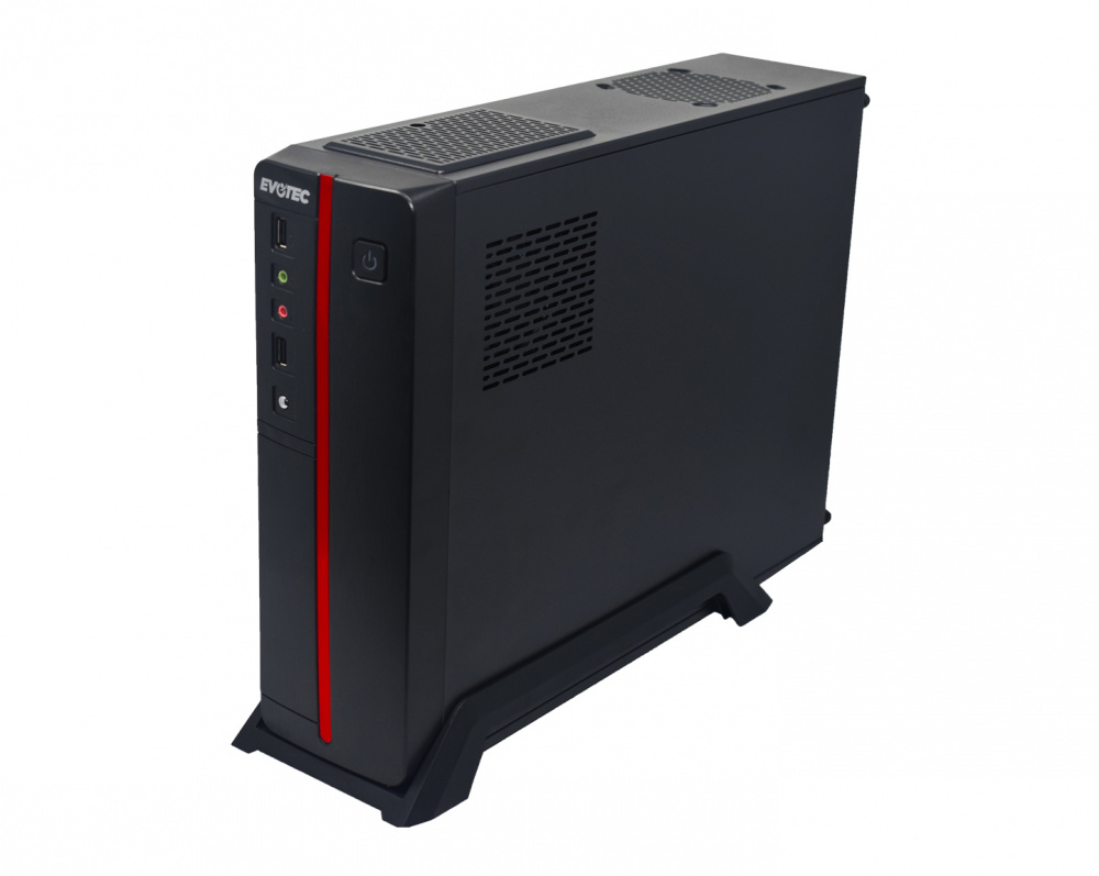 Gabinete Evotec  Viena Slim, Gabinete, m ATX, Negro, 600 W