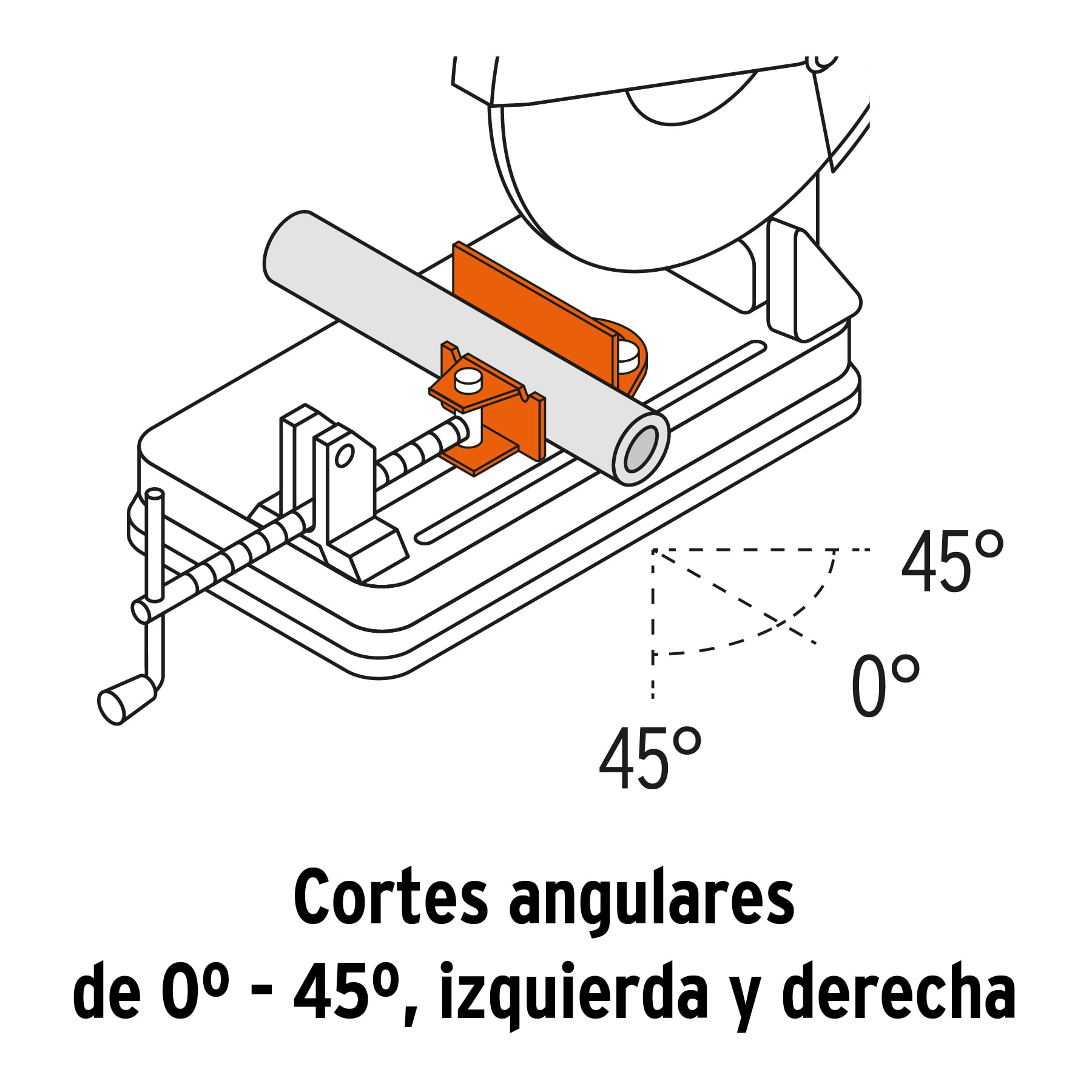 Tronzadora Cortadora de Metales Sierra Para Cortar Metal de 14" Truper CM-14N2 de 3HP/2200W Mango Recto Calidad Premium Industrial