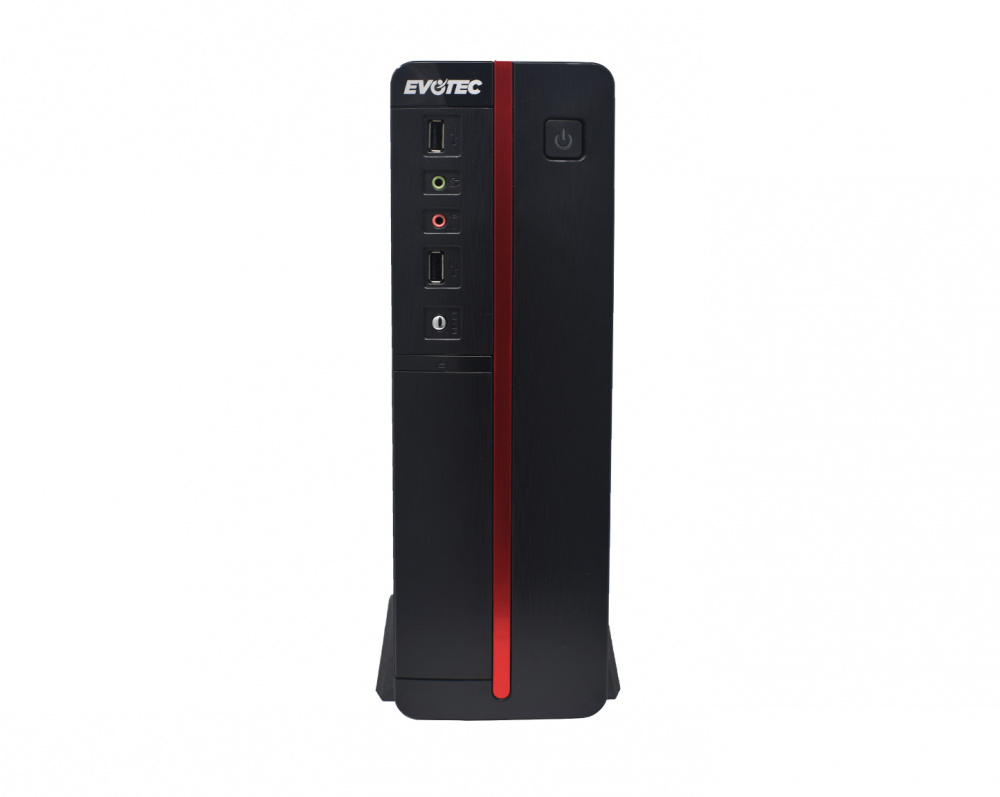 Gabinete Evotec  Viena Slim, Gabinete, m ATX, Negro, 600 W
