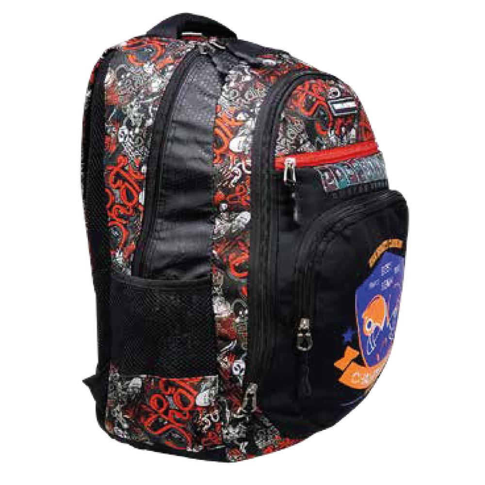 MOCHILA ESCOLAR TRAVEL REPUBLIC TR002-4 CASCOS NEGRO