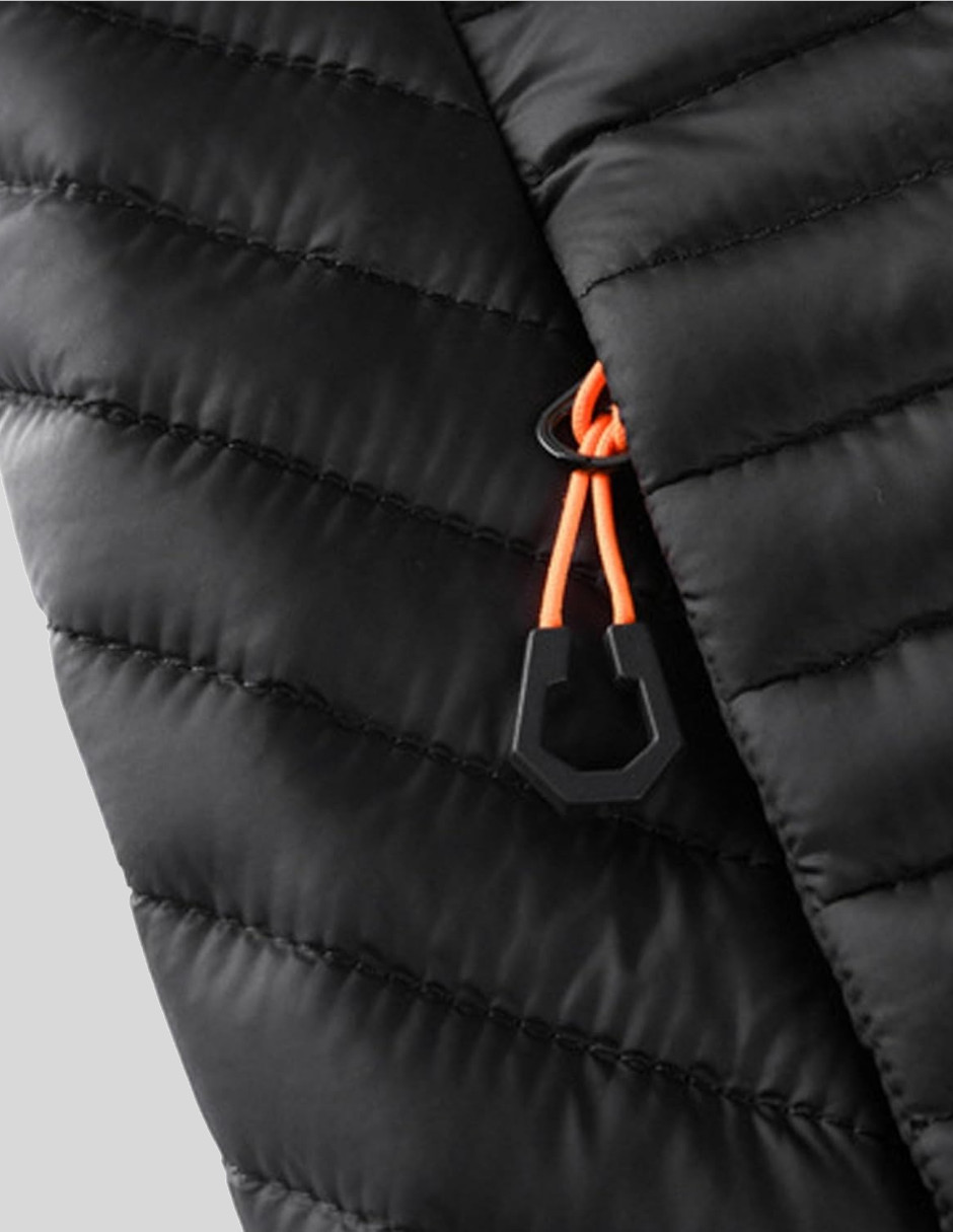 Chaleco Ligero Para Hombre Capucha Desmontable