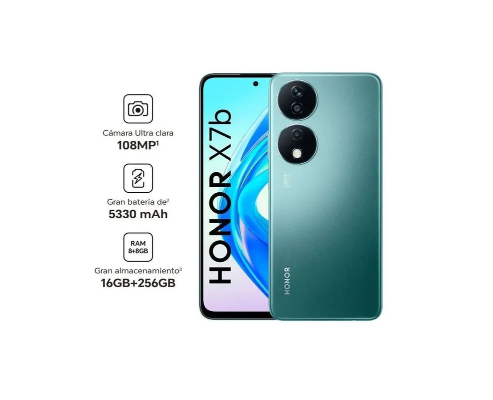 Honor X7B 256Gb 8Ram Color Verde Nuevo Libre