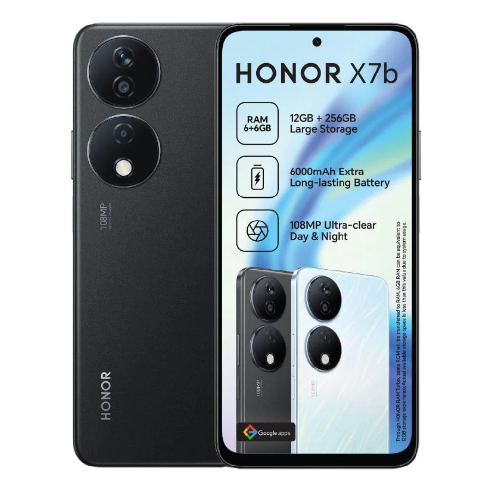 Honor X7B 256Gb 8Ram Color Negro Nuevo Libre