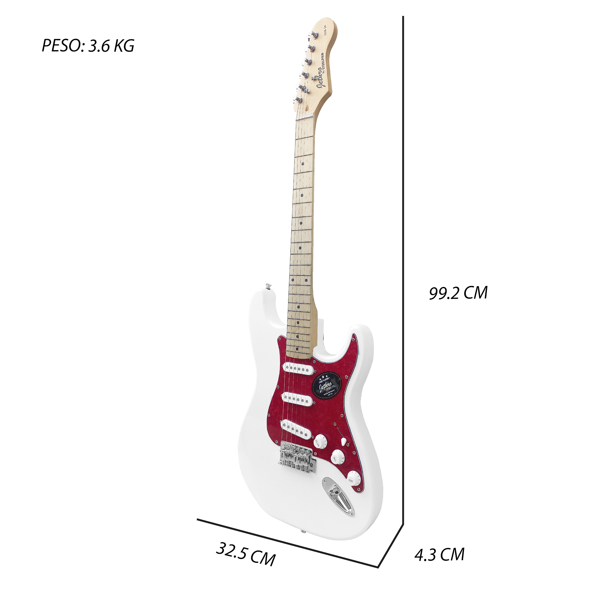 Paquete Guitarra Electrica Jethro Series By Steelpro Tcr