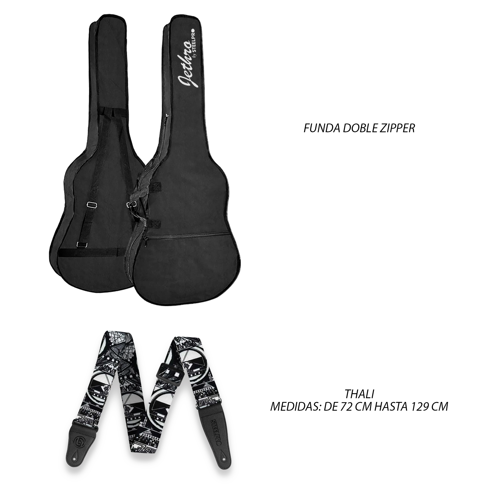 Paquete Guitarra Electrica Jethro Series By  steelpro 027