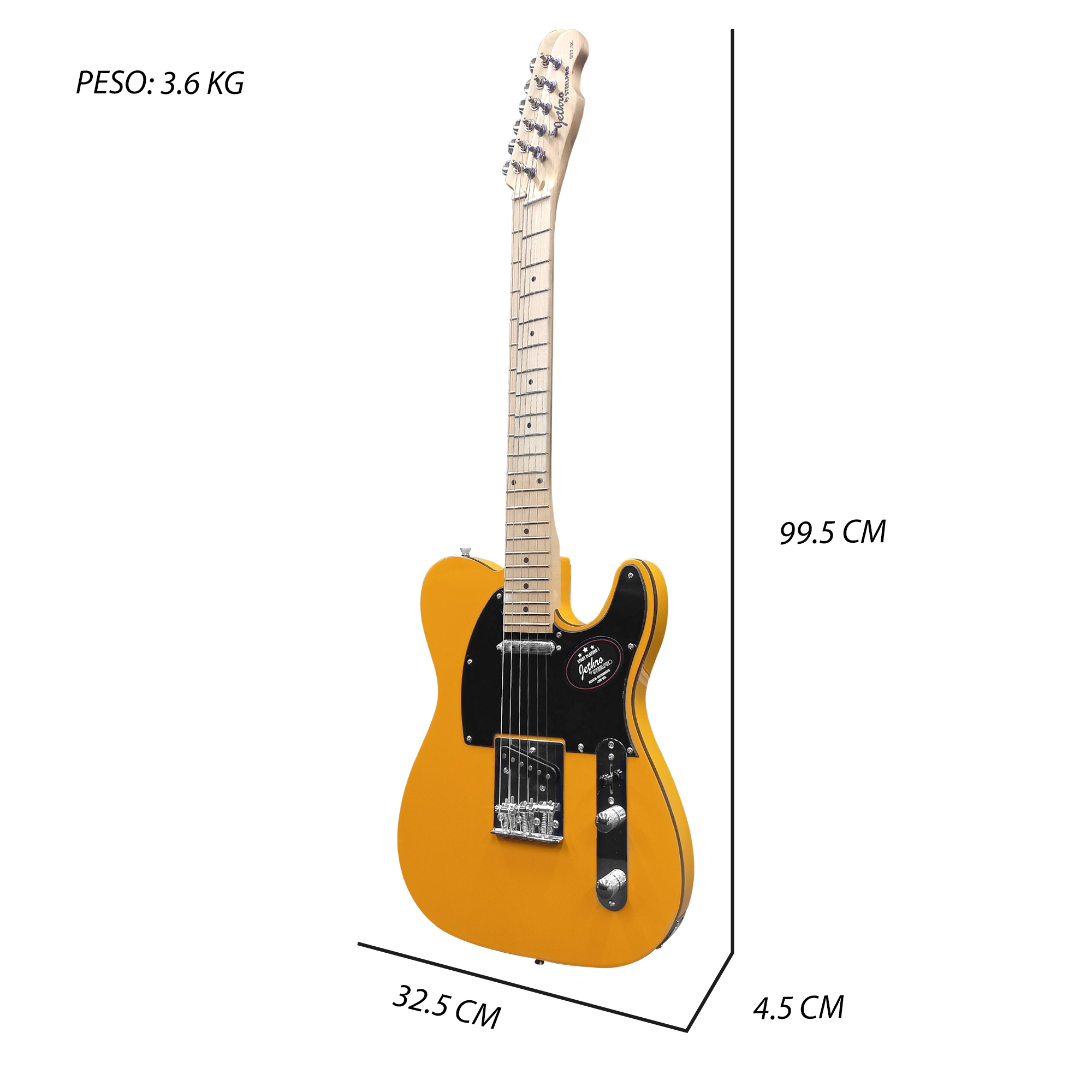Paquete Guitarra Electrica Jethro Series By  steelpro 027