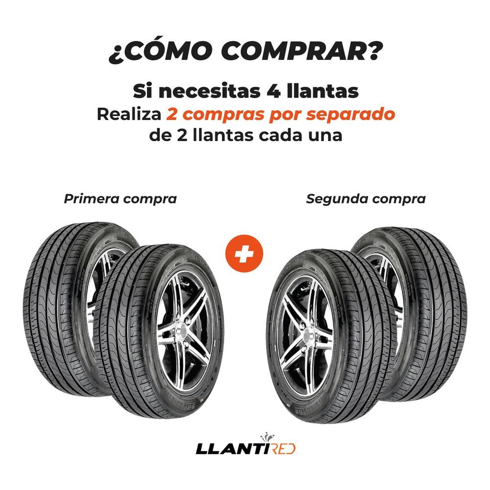 Paquete De 2 Llantas 185/70r14 Saferich Frc16 88h