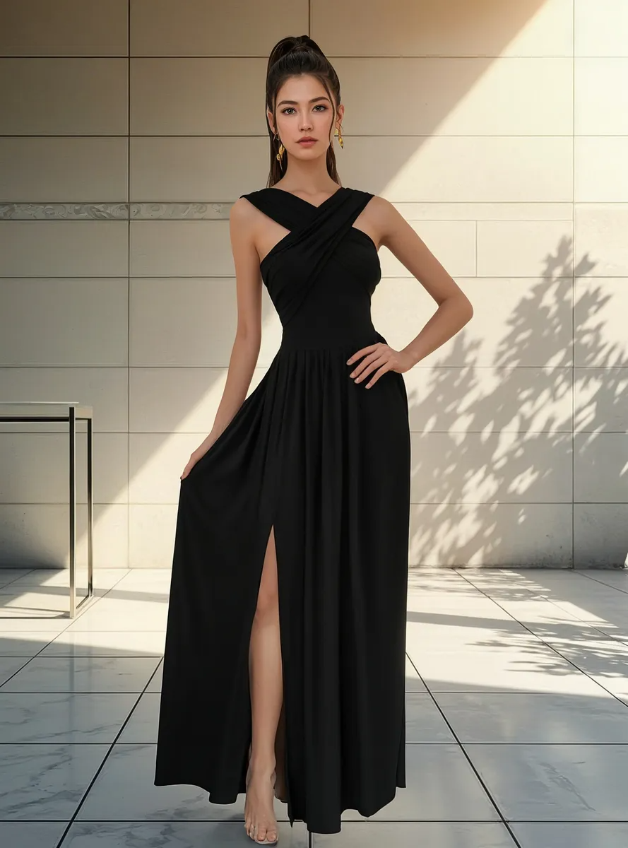 Vestido Largo Casual Maria Bela Modelo Mesina.