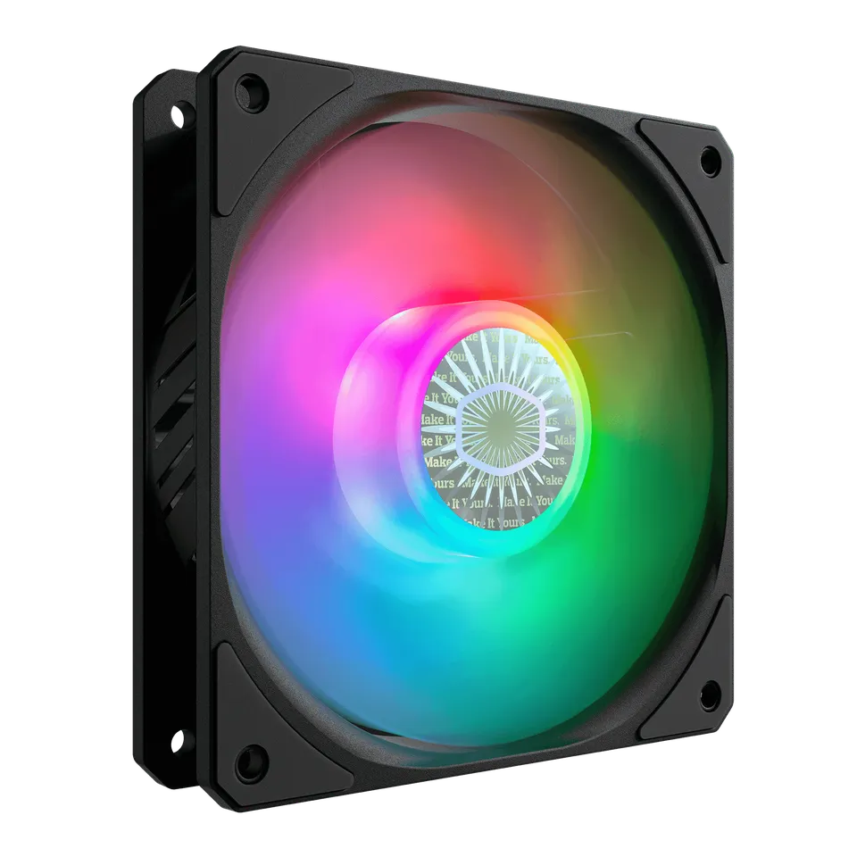 VENTILADOR COOLER MASTER SICKLEFLOW EDGE 120MM 3X120 ARGB NEGRO MFX-B2DN-253P2-R2