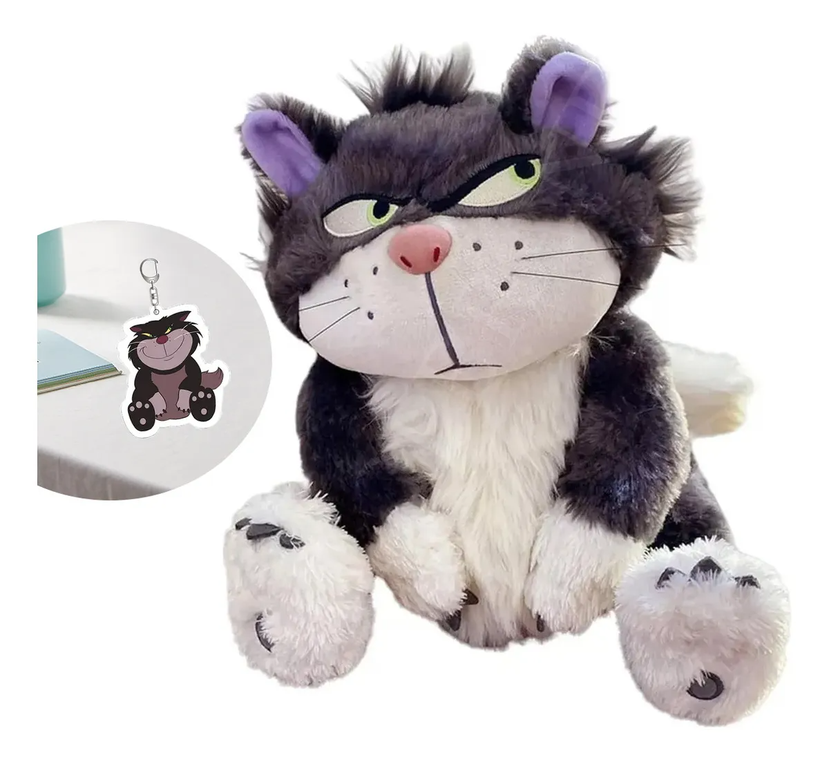 1pcs Peluche Dibujos Animados Gato Lucifer - Color 30cm