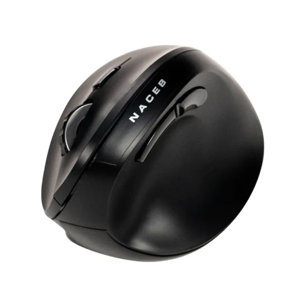MOUSE NACEB INFINITY VERTICAL VS1 INALAMBRICO 1600DPI NEGRO NA-0130