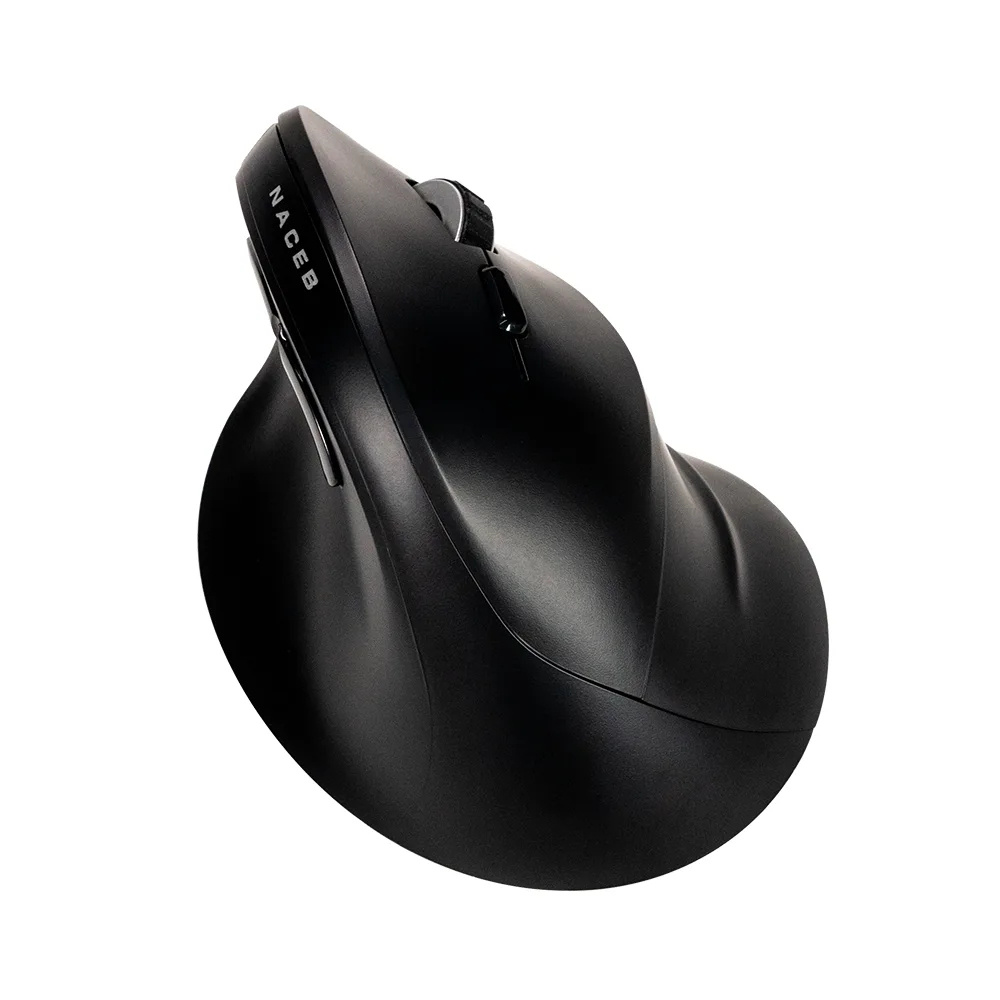 MOUSE NACEB INFINITY VERTICAL VS1 INALAMBRICO 1600DPI NEGRO NA-0130