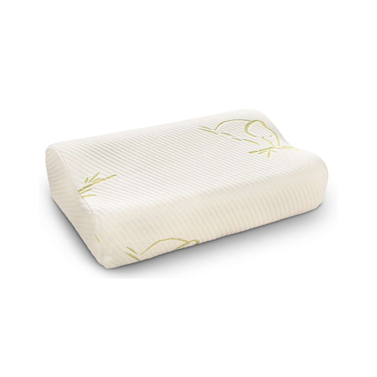 Lester Contour - Paquete de 2 Almohadas Ortopédicas Cervicales de Memory Foam, Tamaño estándar