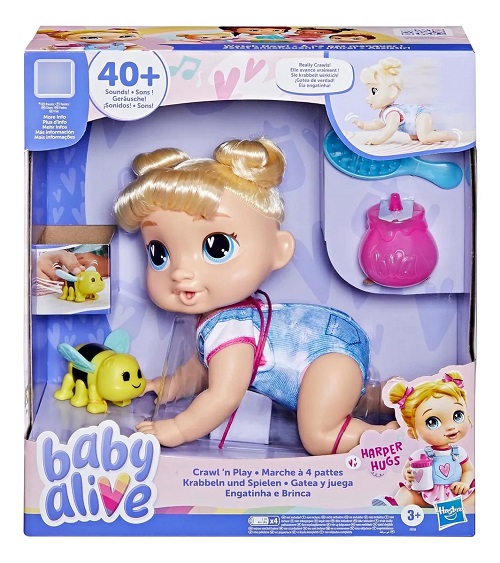 Baby Alive Gatea y Juega