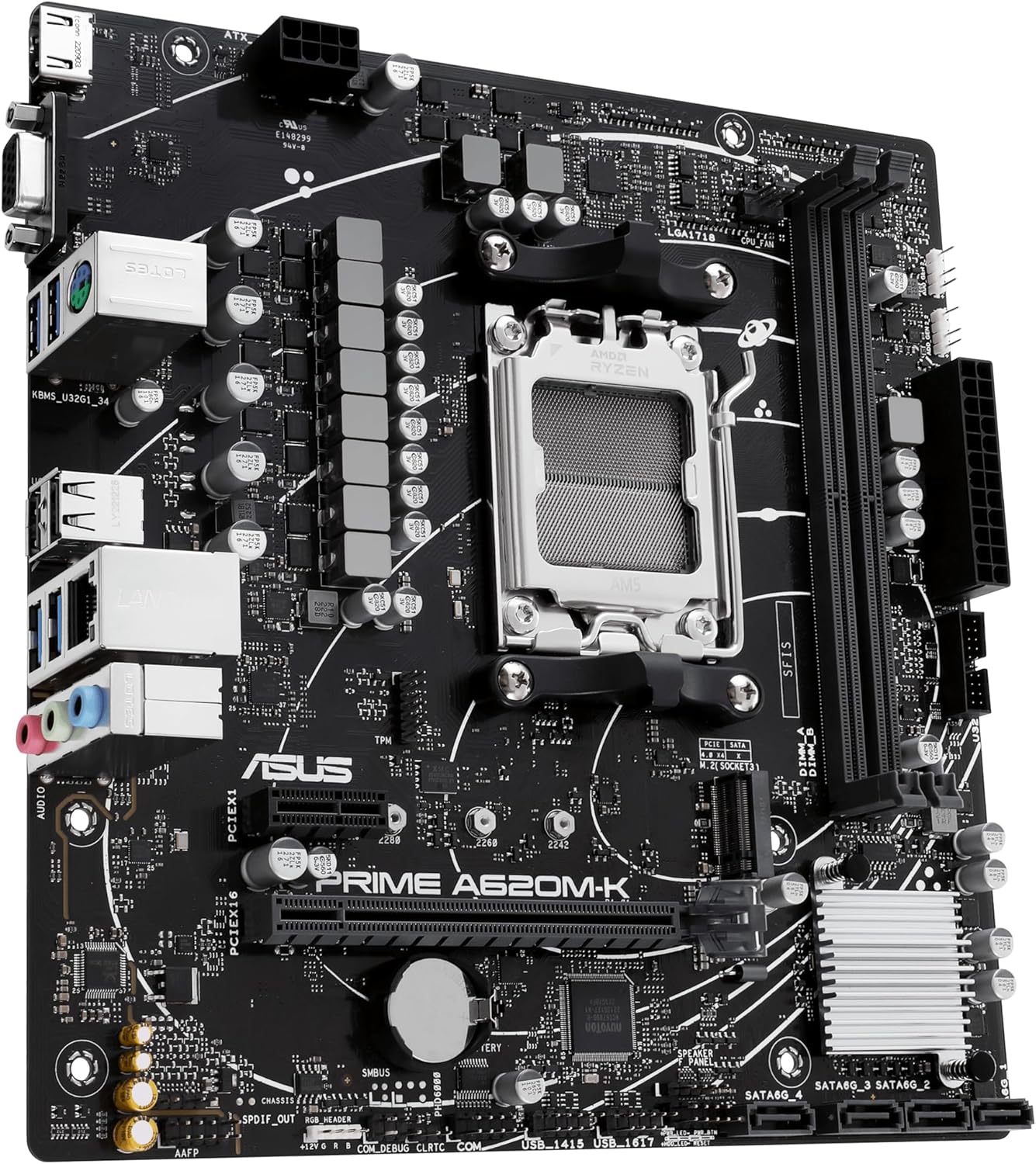 MB ASUS PRIME A620M-K AM5 DDR5 MICRO ATX VGA HDMI 90MB1F40-M0EAY0