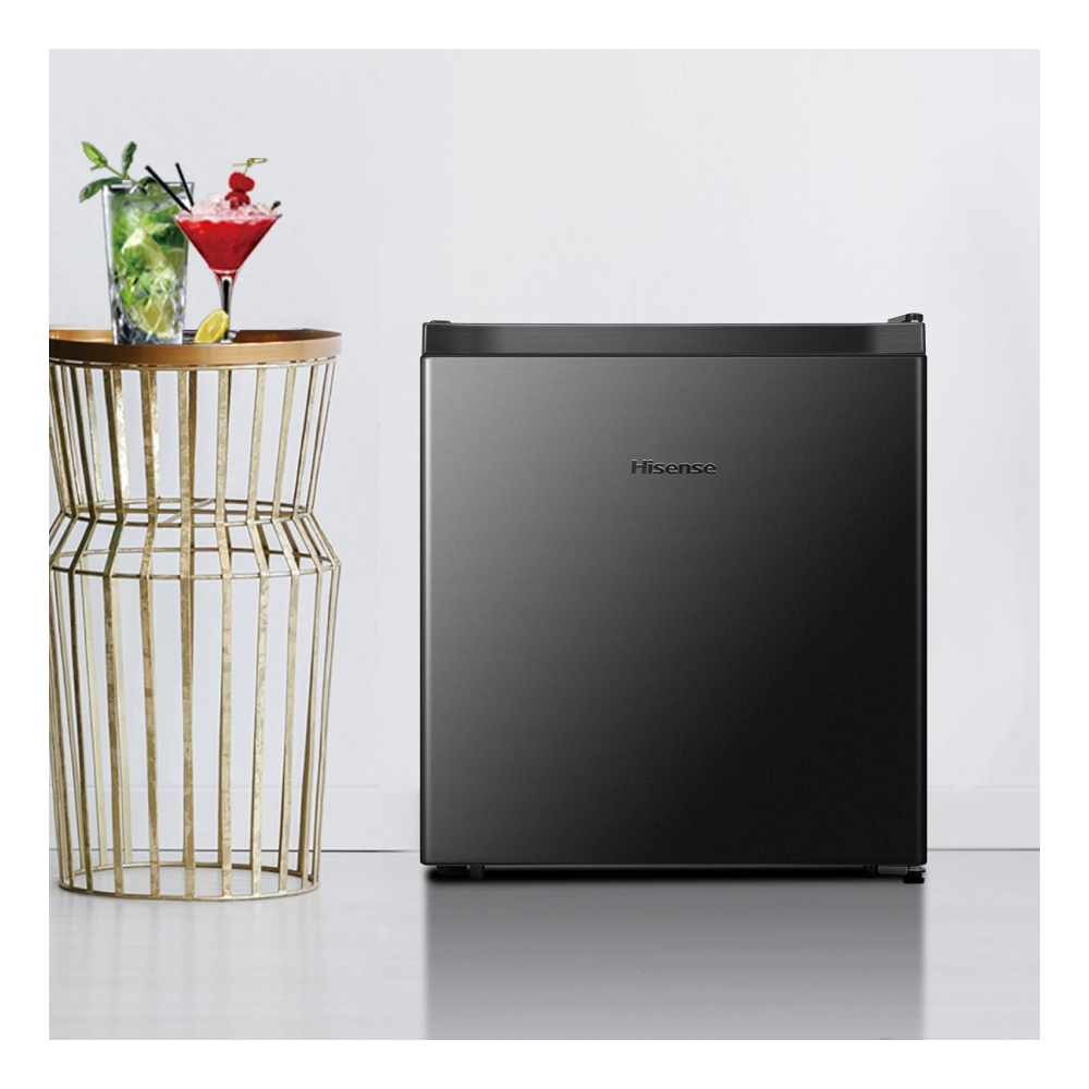 Frigobar Hisense RR16D6ABX1 1.6 pies Freezer Capa 42 L Negro
