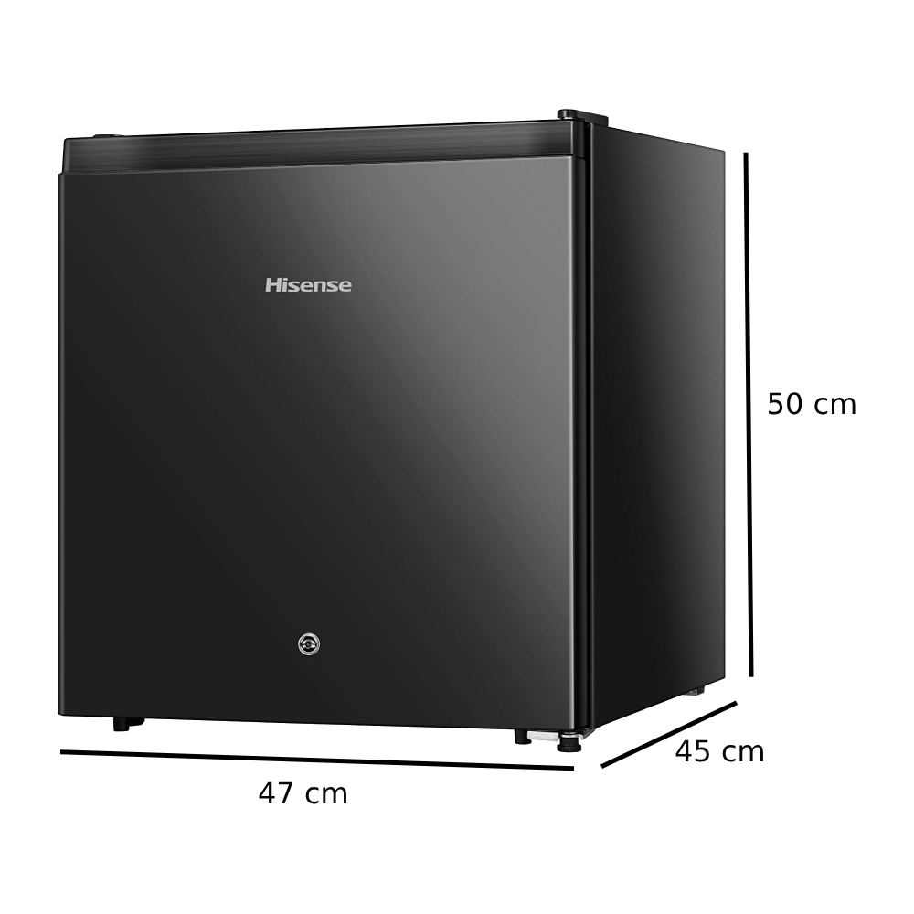 Frigobar Hisense RR16D6ABX1 1.6 pies Freezer Capa 42 L Negro