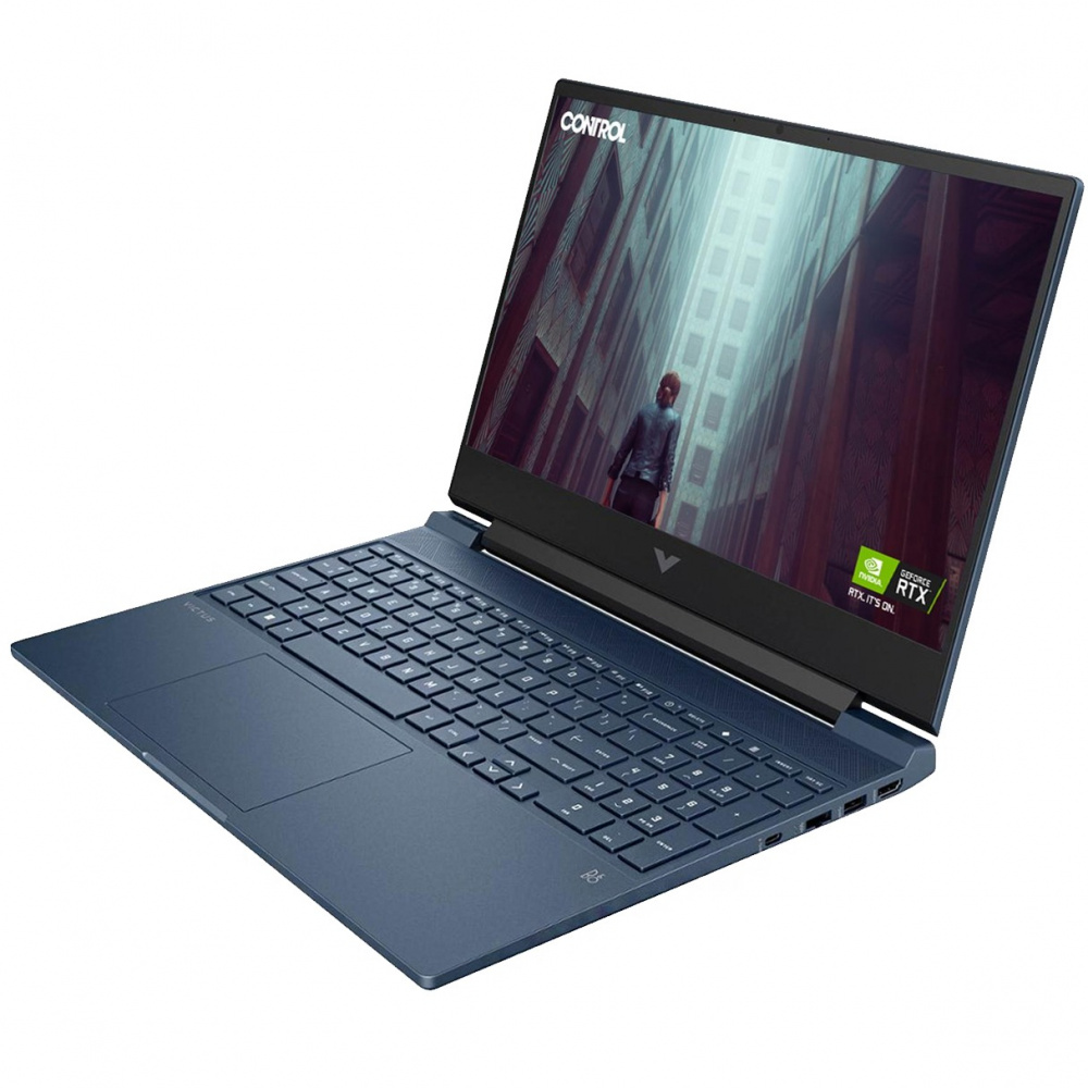 LAPTOP HP VICTUS CORE I5 12450H 512GB SSD 8GB DDR4 15.6" FHD TEC/ING W11H AZUL RTX 3050 15-FA0033DX 9T9R8UA