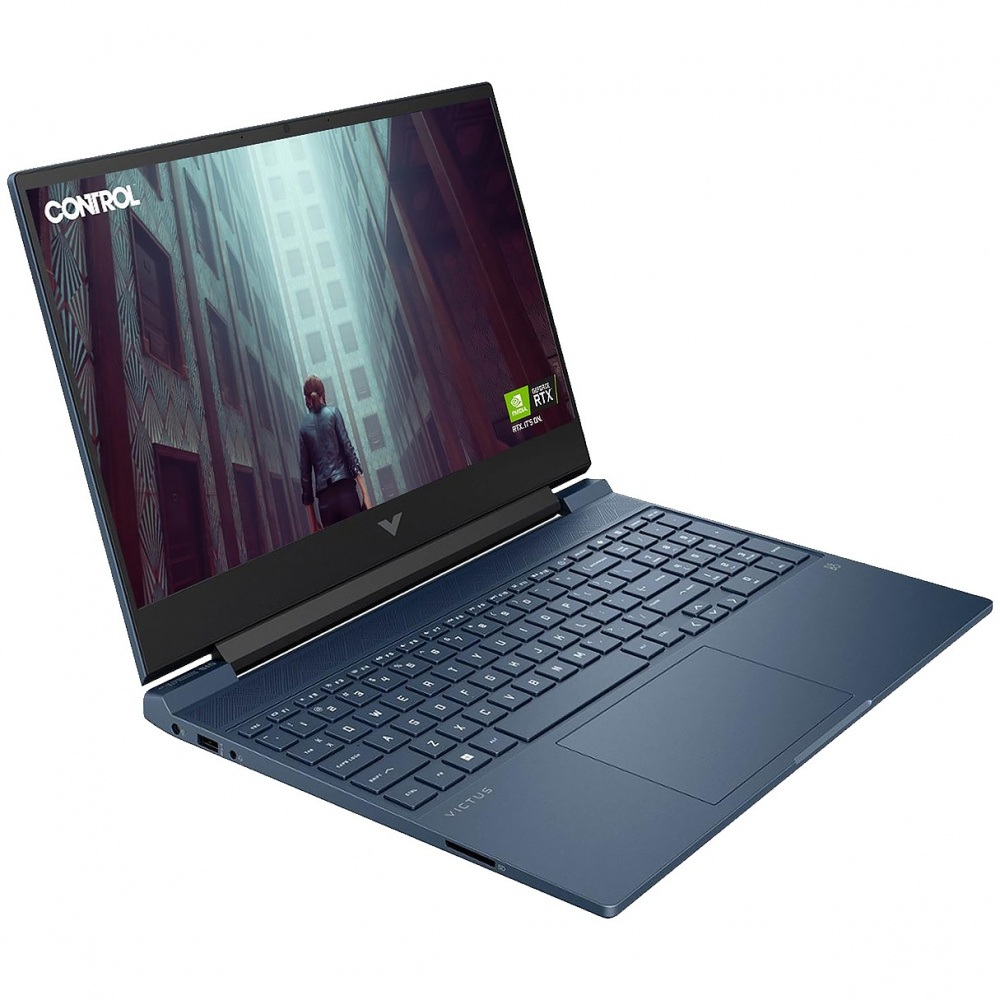 LAPTOP HP VICTUS CORE I5 12450H 512GB SSD 8GB DDR4 15.6" FHD TEC/ING W11H AZUL RTX 3050 15-FA0033DX 9T9R8UA