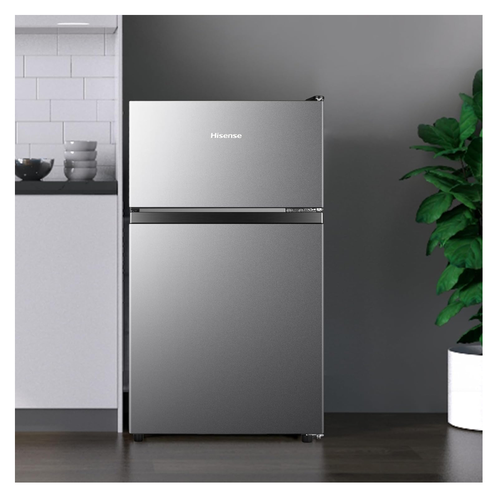 Frigobar Hisense RT31D6AGX1 3.3 pies Congelador Superior