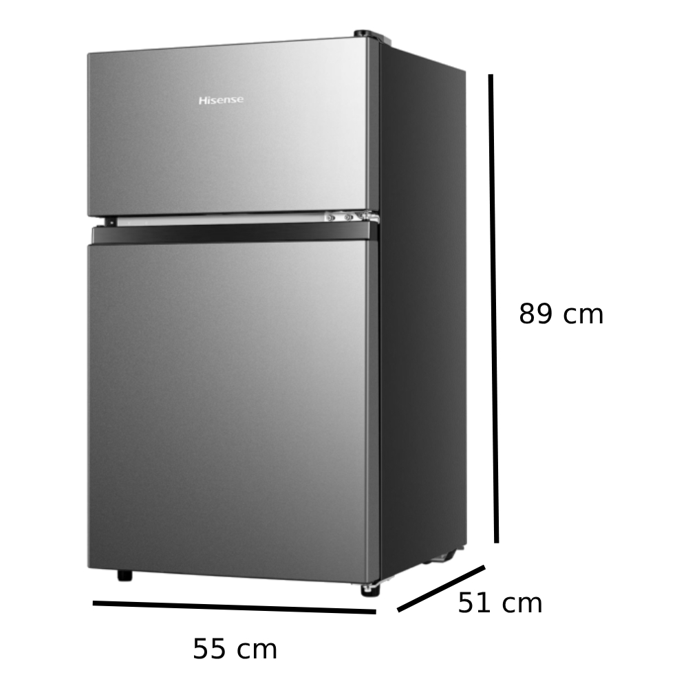 Frigobar Hisense RT31D6AGX1 3.3 pies Congelador Superior