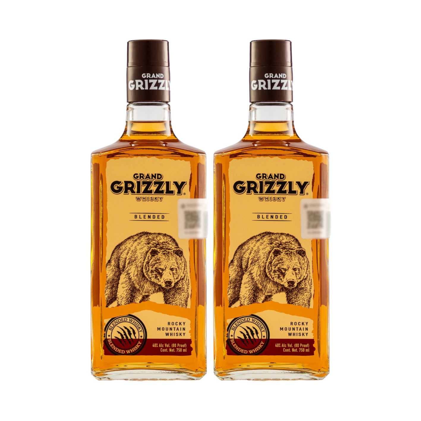 Duo Pack Whisky Grand Grizzly 750 Ml