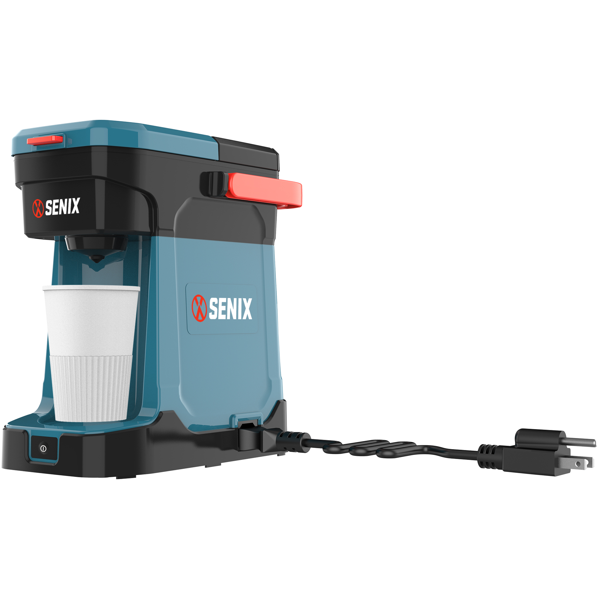 Cafetera Hibrida portatil, DC/AC SENIX con accesorios, 20V