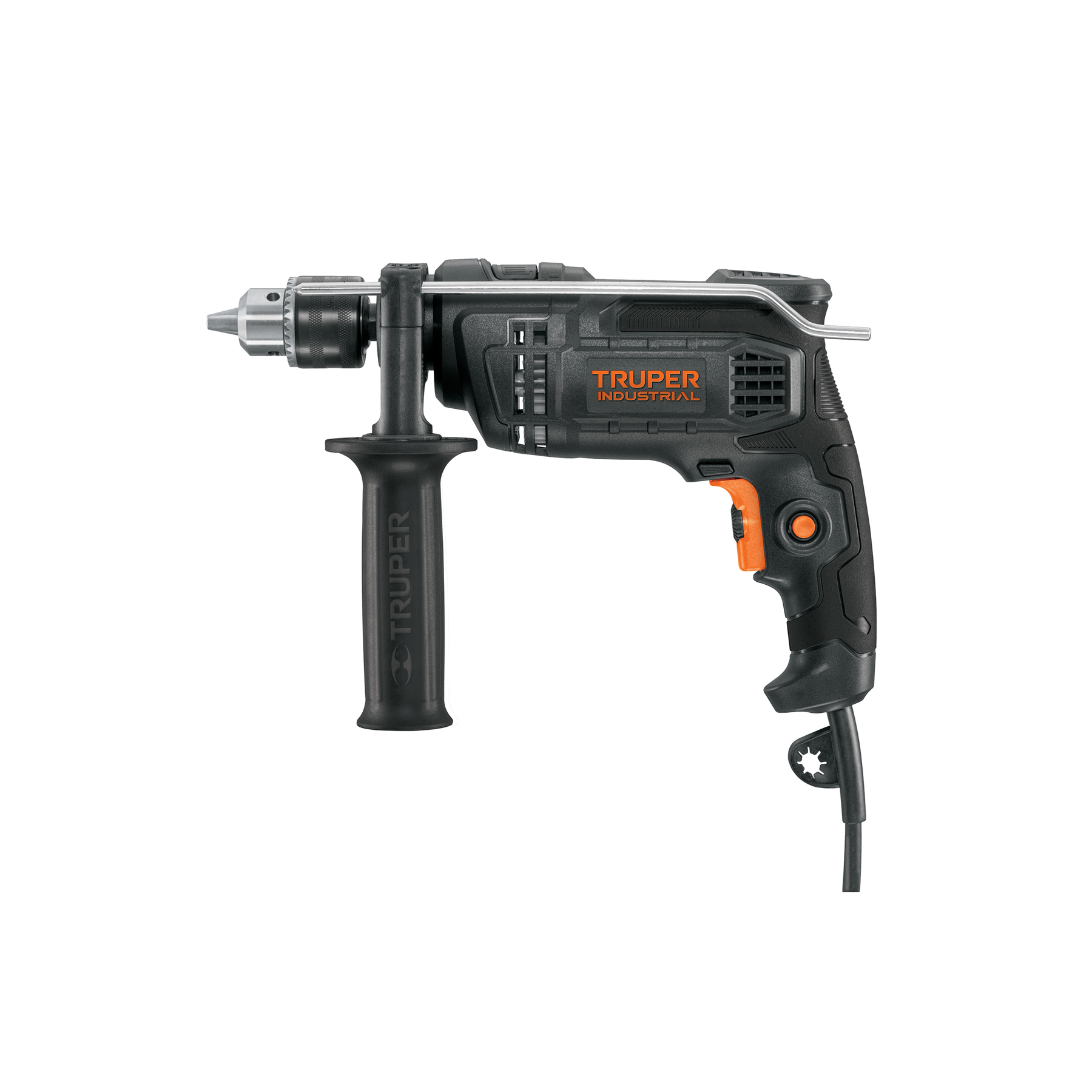Rotomartillo Taladro Industrial de 1/2 uso Rudo y Continuo de 700W Truper ROTO1/2N6 Perforación Concreto Metal Plástico Madera Desatornillador