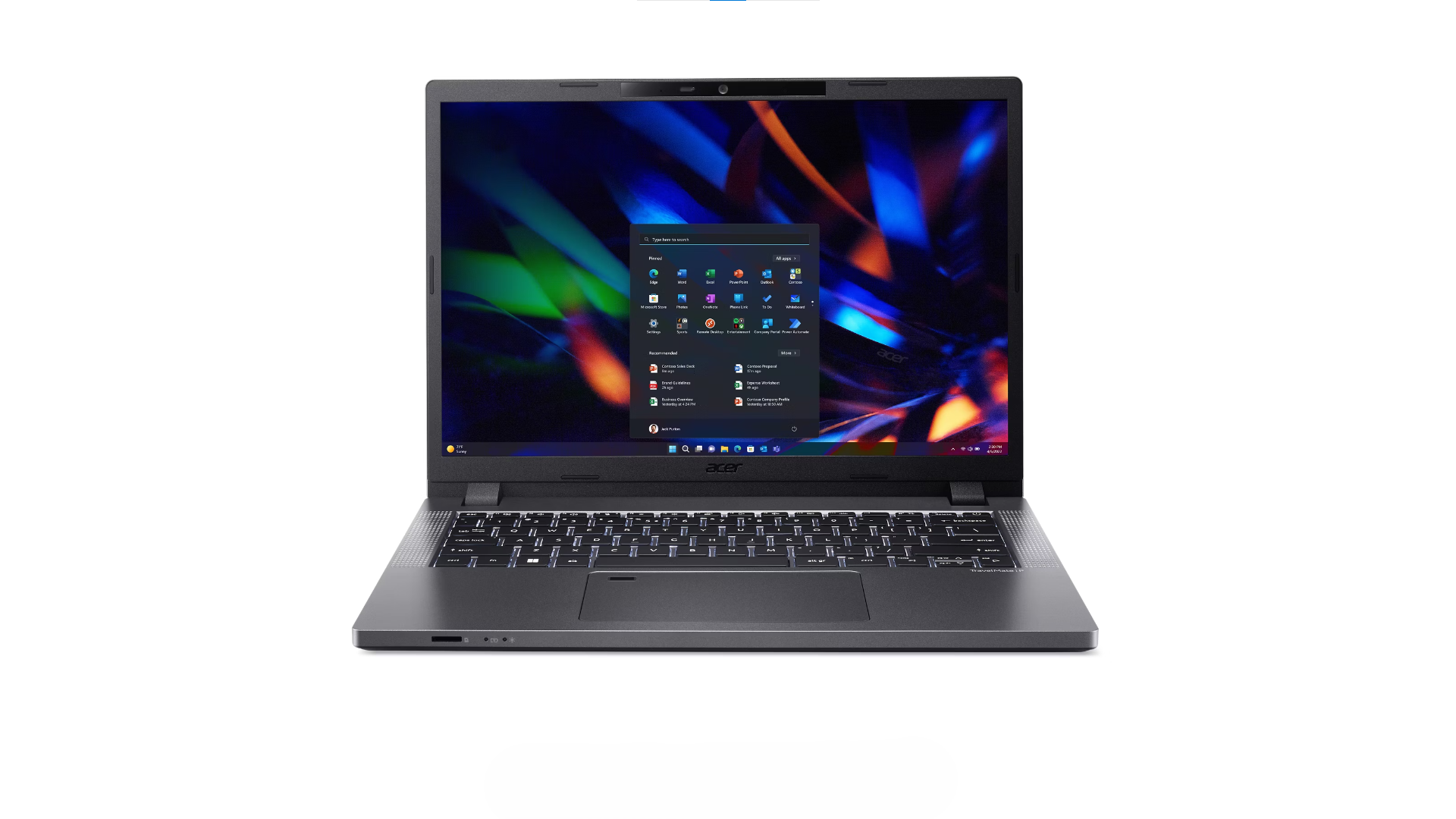 LAPTOP ACER TRAVELMATE P2 14 CORE I7 1355U 512GB SSD 16GB DDR5 14" UHD TEC/ESP W11P GRIS TMP214-55-G2-732S NX.B64AL.006