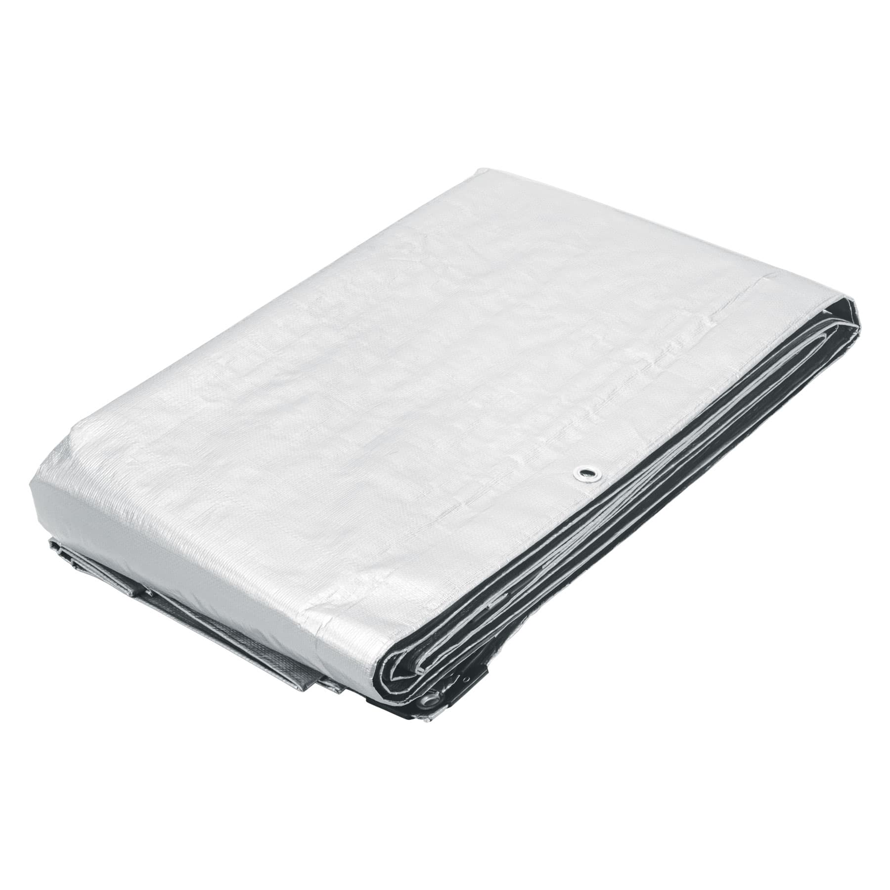 Lona Blanca de 6x12 metros Pretul Lona-Carpa Impermeable Multiusos Lluvia Calor Protección Fiestas Reuniones