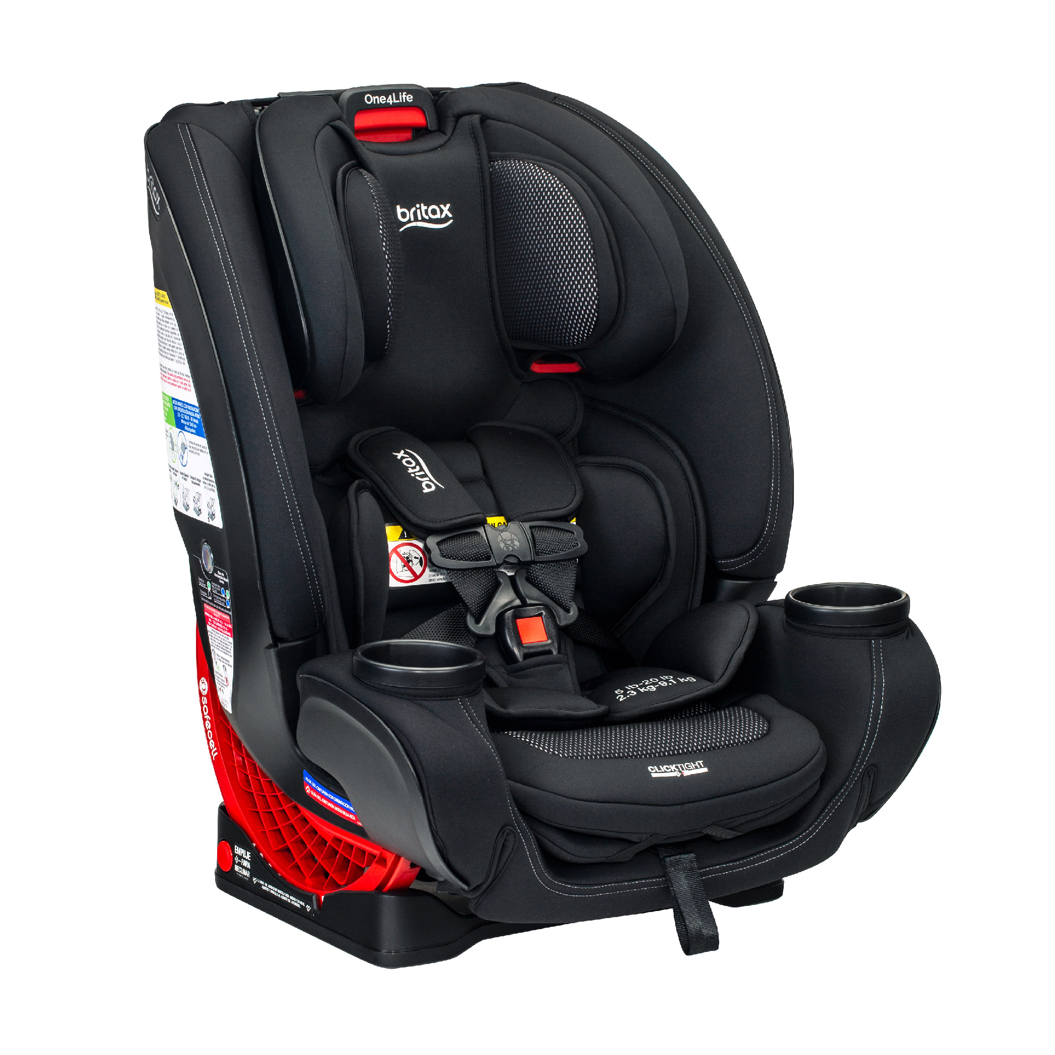 Autoasiento Todo en Uno Britax One4life Cool Flow Carbon