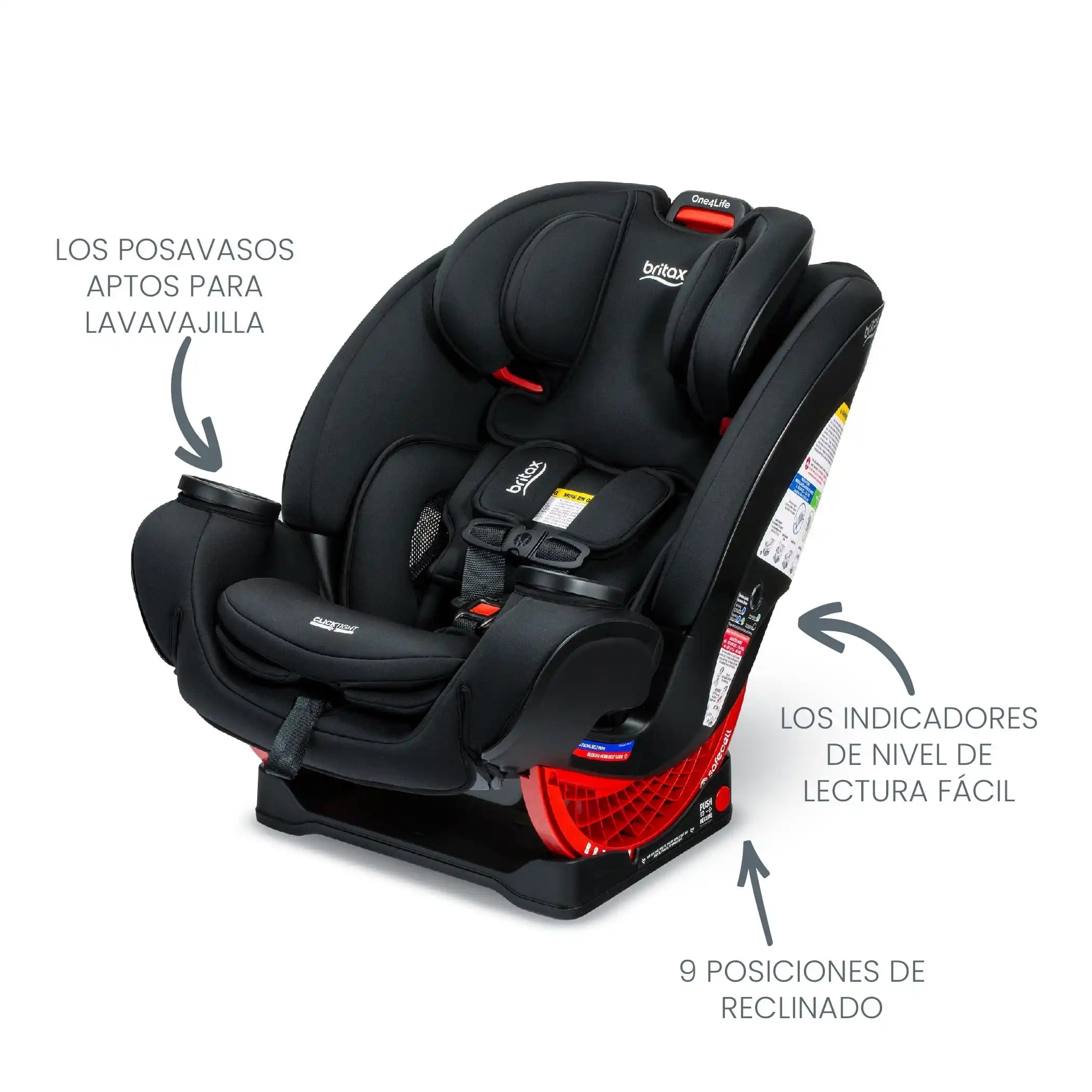 Autoasiento Todo en Uno Britax One4life Onyx