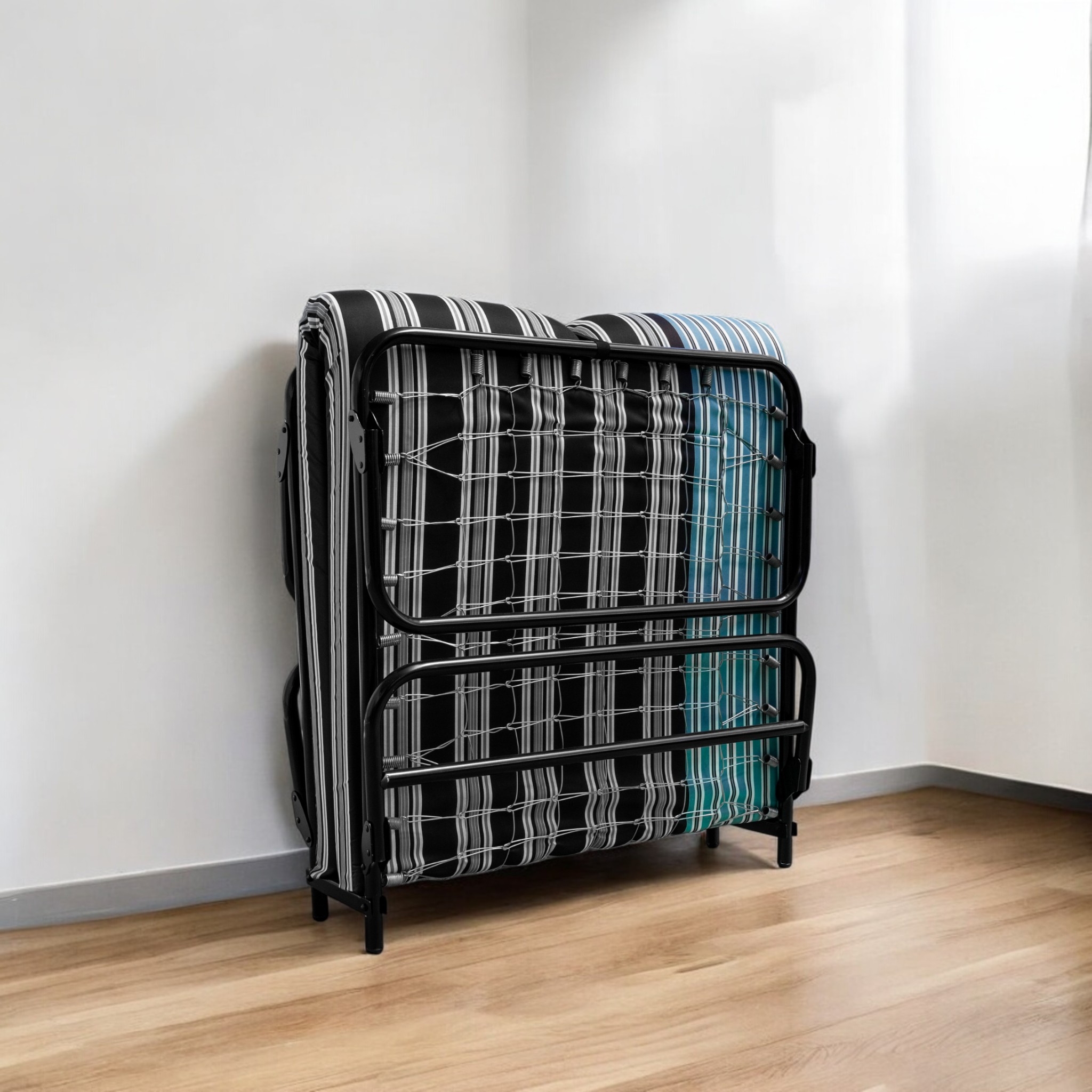 Catre Camastro Plegable de Malla Metálica con Colchón De 8 cm. Pegaso 