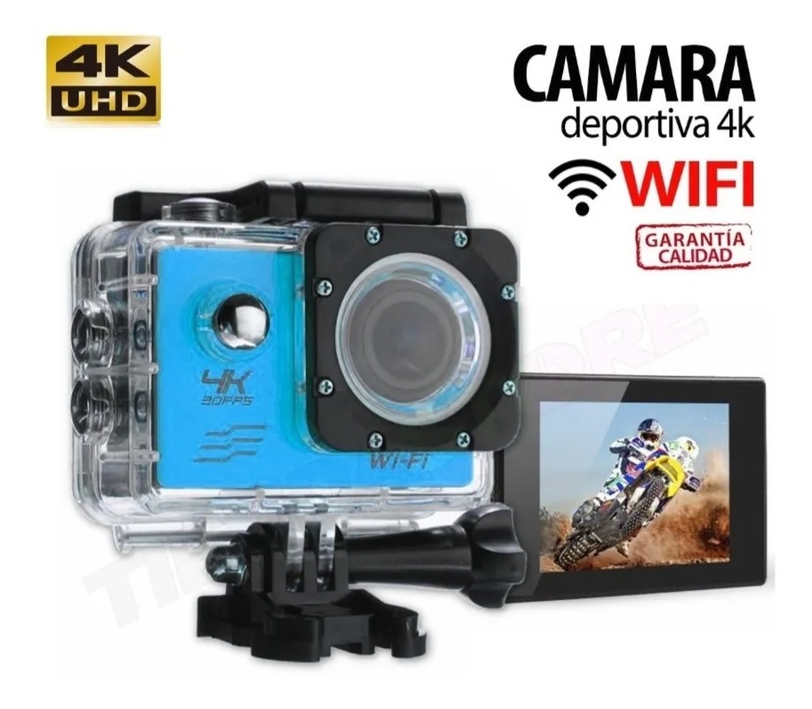 Camara de Accion 4K con Wifi 