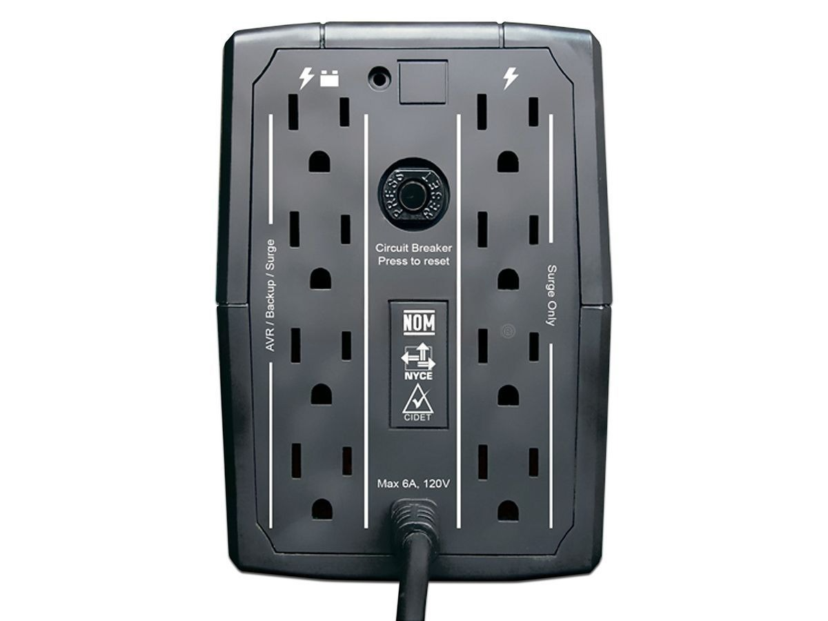 NO BREAK CDP PERP R-UPR758 750VA 375 W 8 CONTACTOS