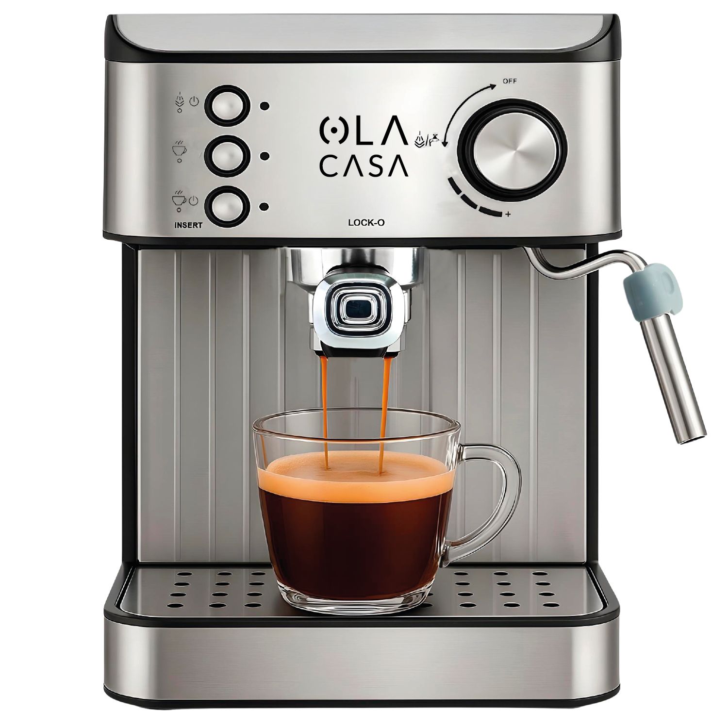 Cafetera Espresso Capuccino OLA CASA 15 bares
