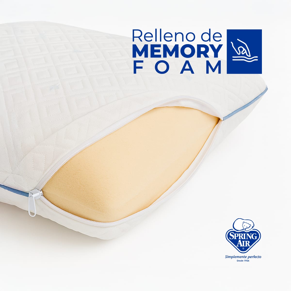 2 Almohadas Cool Sleep + Cubre Colchón King Size Freeze