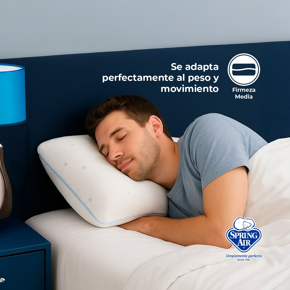 2 Almohadas Cool Sleep + Cubre Colchón King Size Freeze