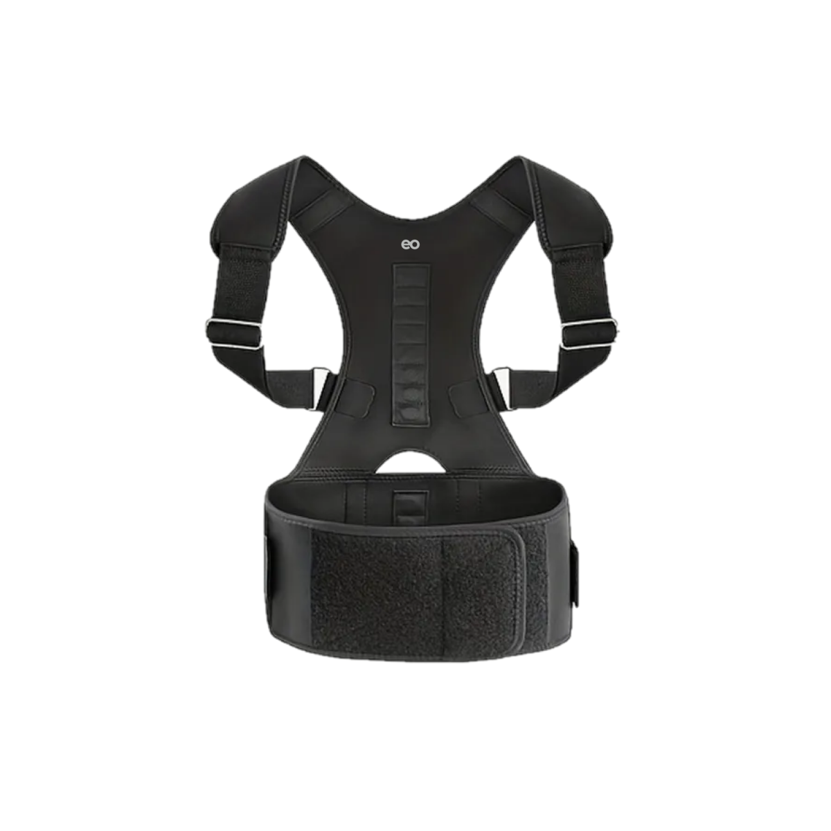 Chaleco Corrector Postura Con 10 Imanes Para Hombre Y Mujer Talla:XL Negro
