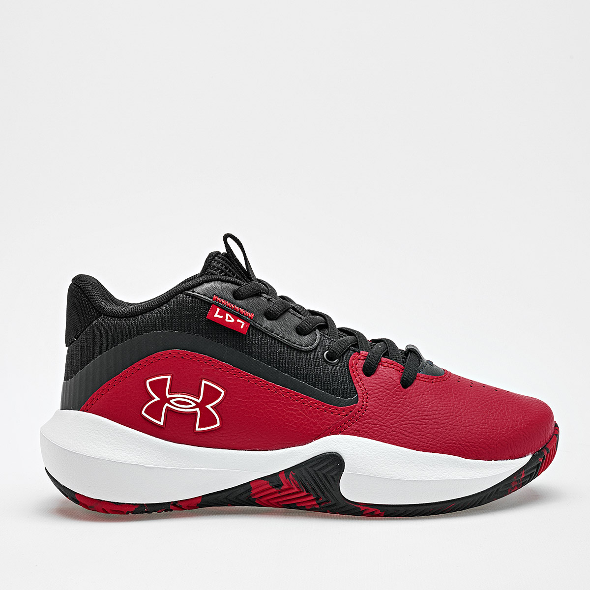 UNDER ARMOUR UA GS Lockdown 7 TENIS MUJERDEPORTIVO COLOR ROJO NEGRO