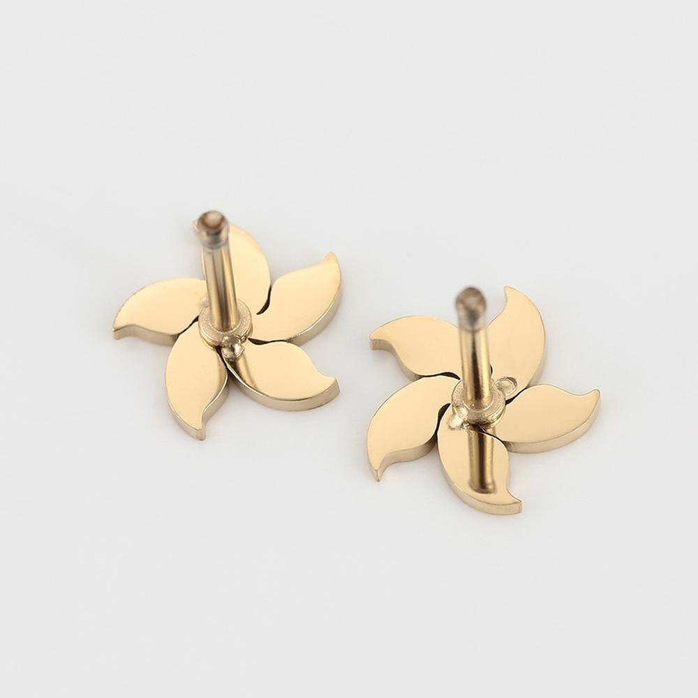 CRISTAL AMOR - Aretes Broqueles Sol Lisos Niña Oro 14k Laminado Bolita
