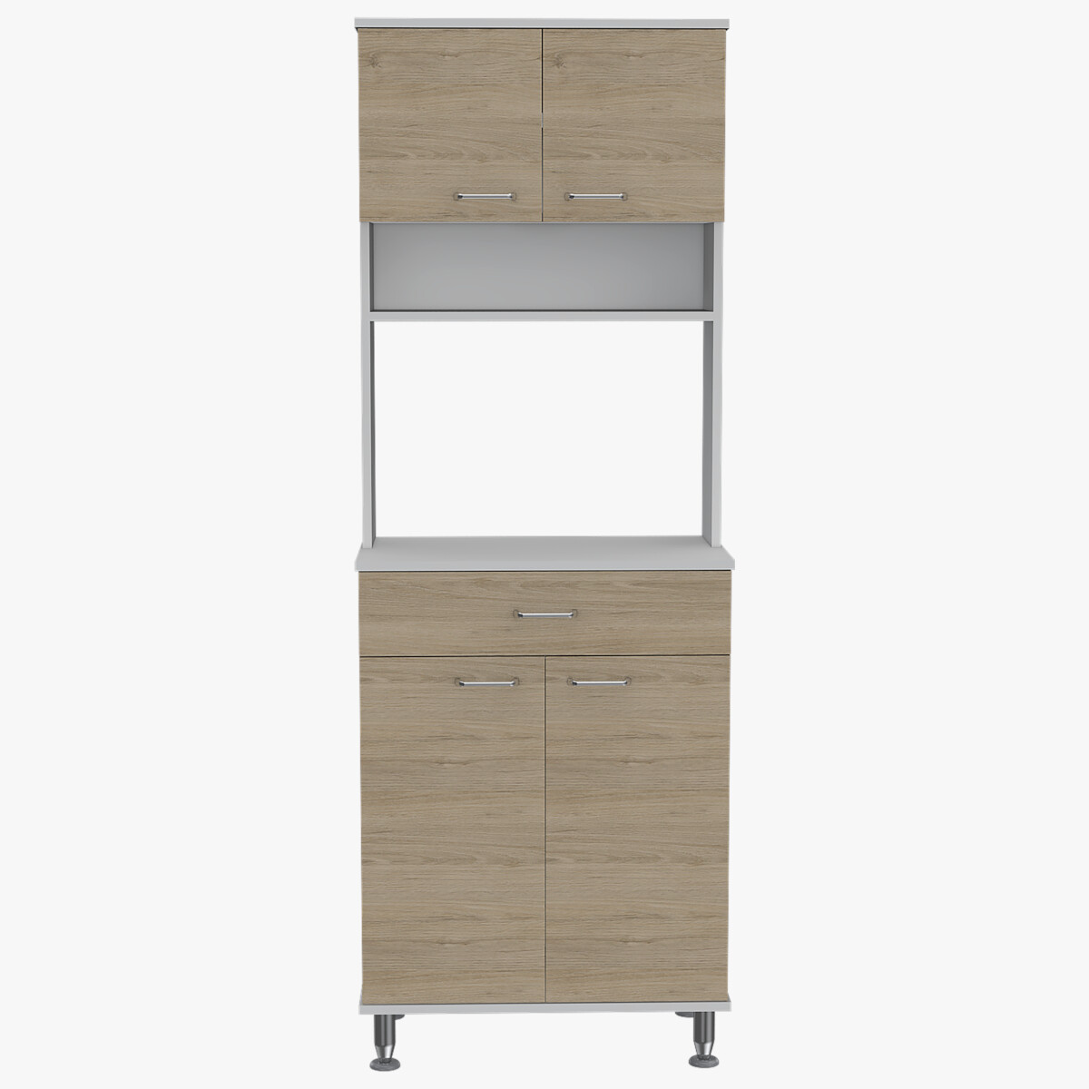 Modulo armable para cocina con espacio para horno de microondas modelo Kitchen