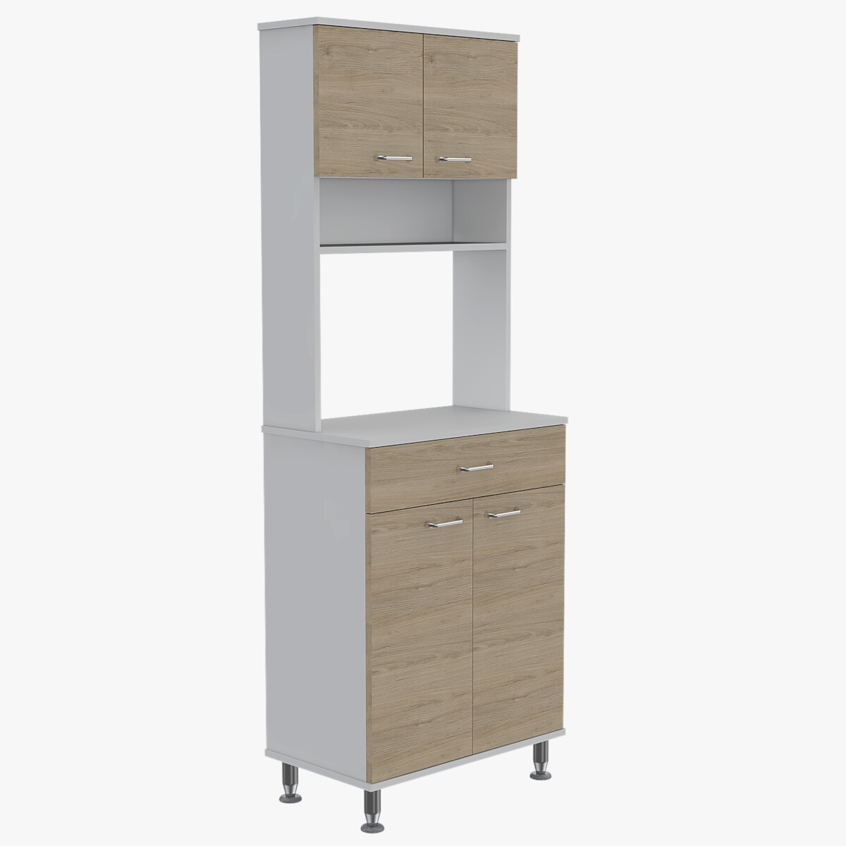 Modulo armable para cocina con espacio para horno de microondas modelo Kitchen