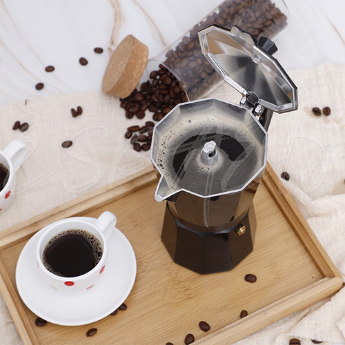 Cafetera Manual Italian Coffee Mocha Aluminio 6 Tazas