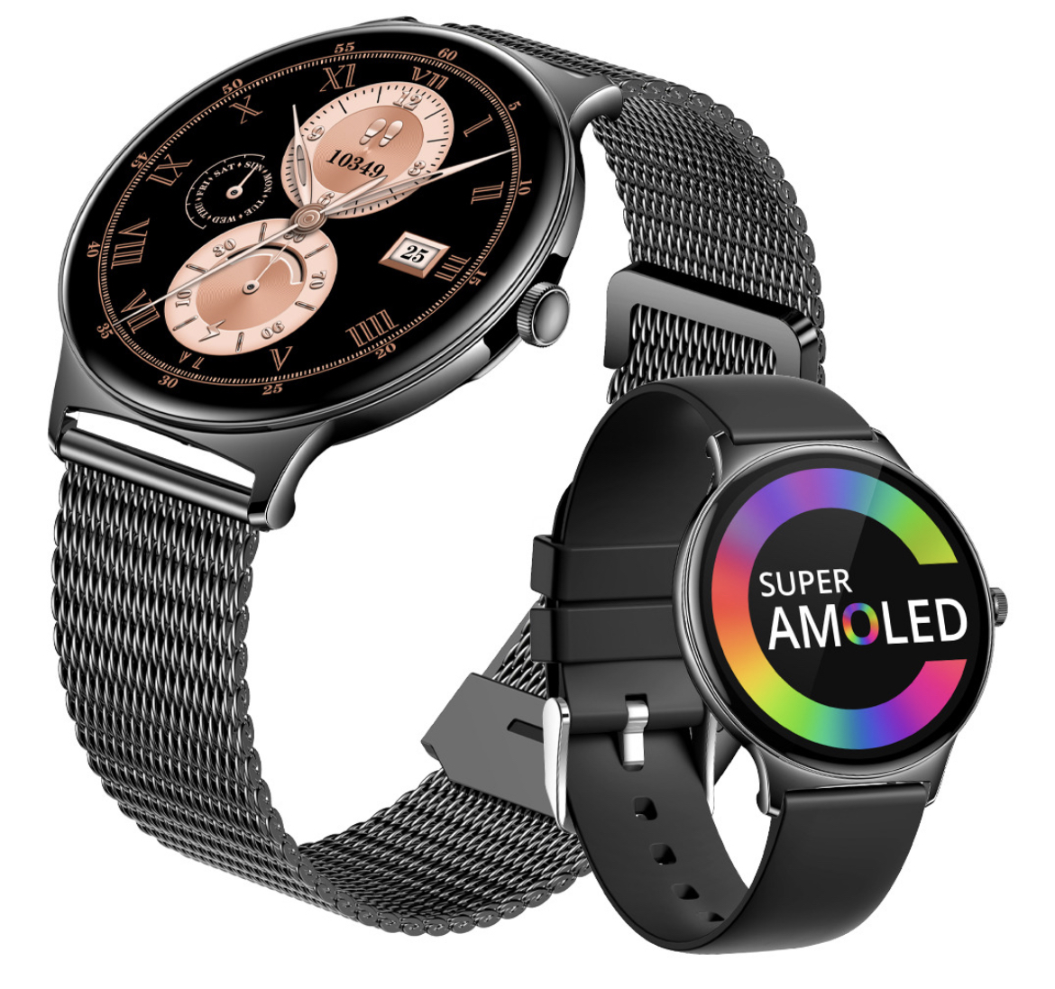 Reloj Inteligente Para Mujer Fino Y Ligero Smartwatch Amoled